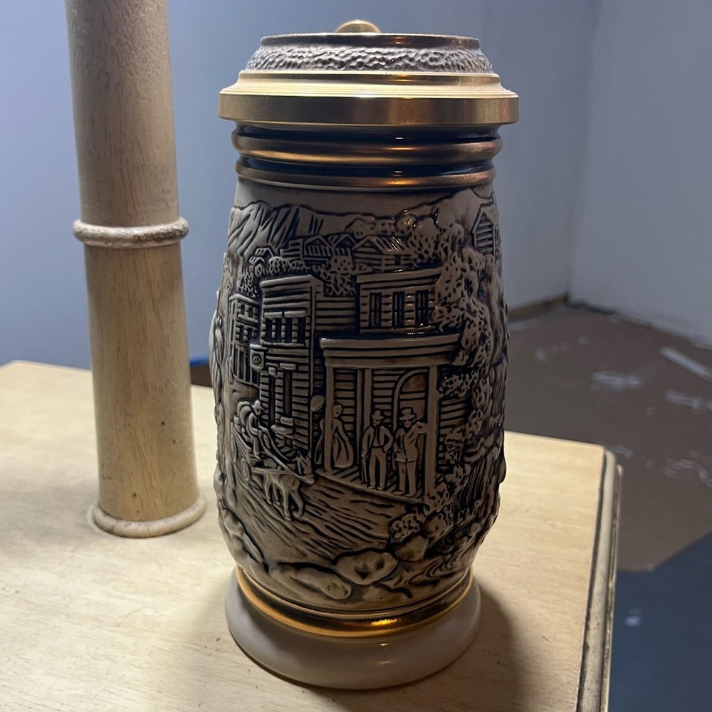 1987 Avon Gold Rush Stein, 20287